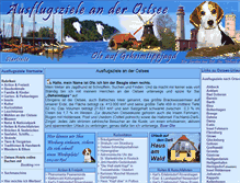 Tablet Screenshot of ostsee-urlaub-portal.de